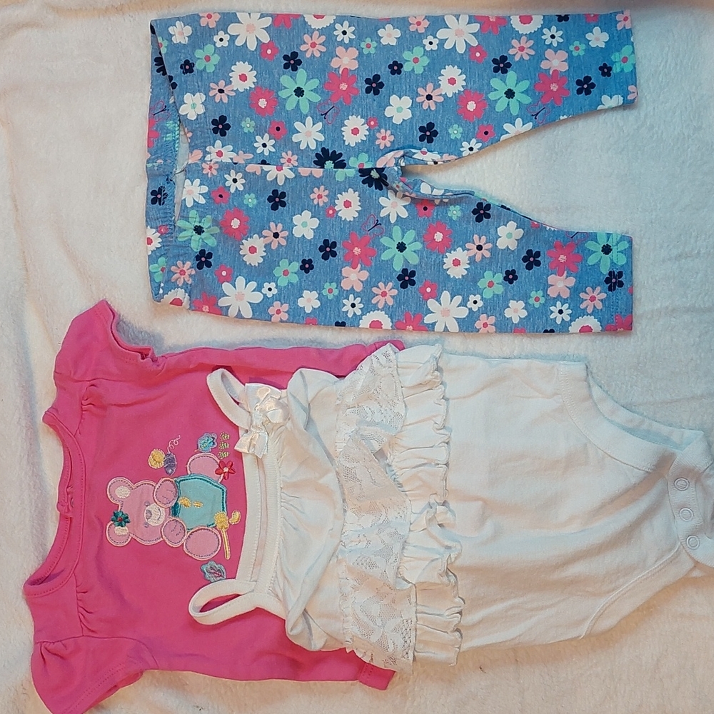 Garanimals 3 Piece Set - 3-6 Months